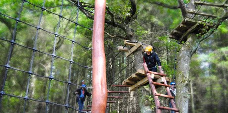 High rope, Rold Skov Adventure, roldskovadventure.dk 