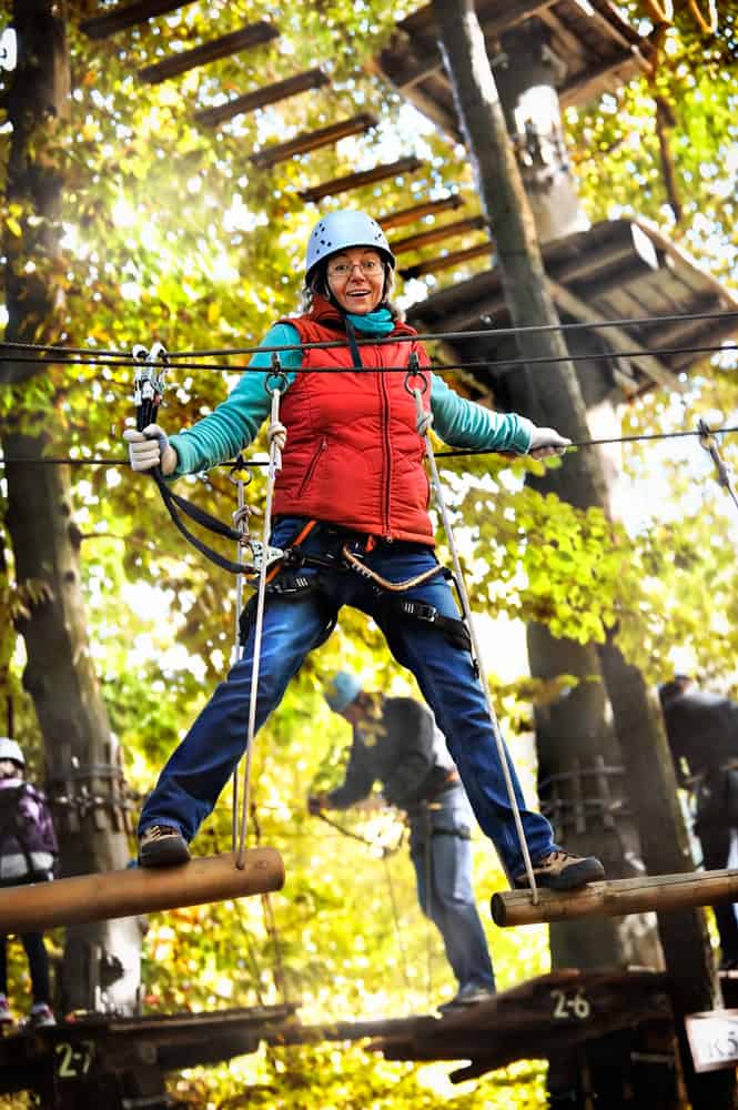 High Rope bane i trækronerne