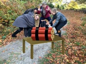 virtuel skattejagt, teambuilding, rold skov adventure, roldskovadventure.dk