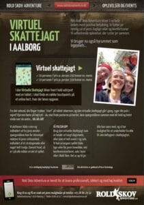 virtuel skattejagt, roldskovadventure.dk, Rold Skov Adventure, 