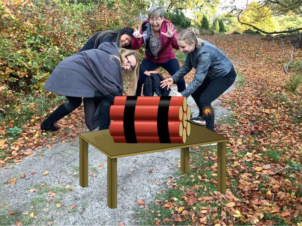 virtuel skattejagt, teambuilding, rold skov adventure, roldskovadventure.dk